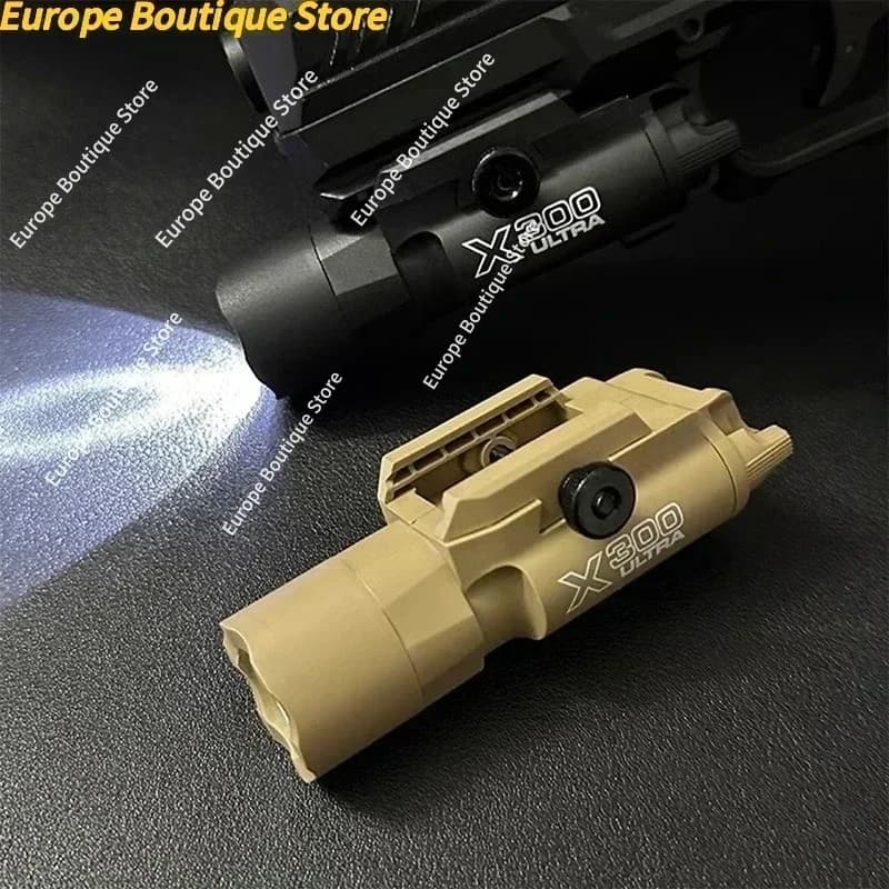 Lampe tactique X300 multifonction - Compatible rail 20mm pour airsoft et pêche