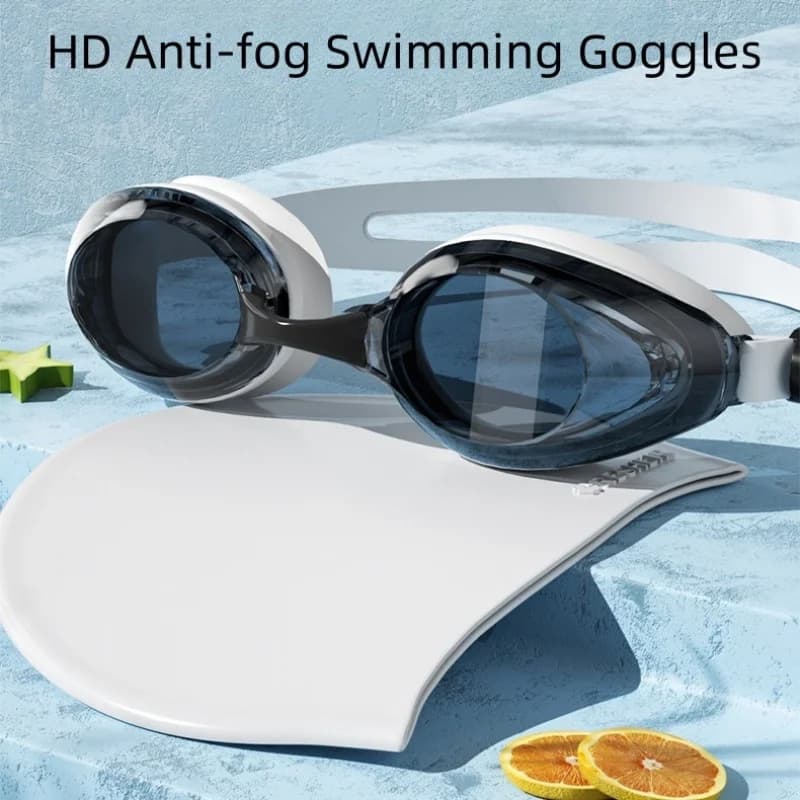 Lunettes de natation professionnelles étanches - Protection 100% UV anti-buée adultes jeunes