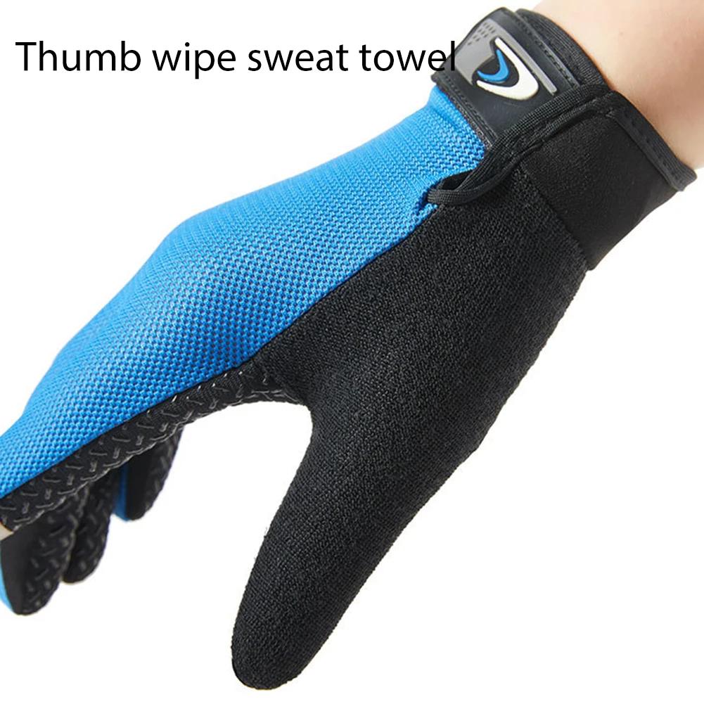 Gants pêche doigts complets été homme femme - Respirants tactiles VTT longue durée accessoires