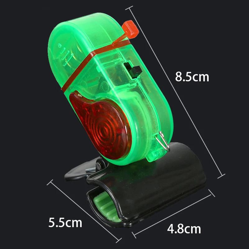 Alarme de pêche à clip haute sensibilité - Détecteur sonore et lumineux LED pour touches de poissons