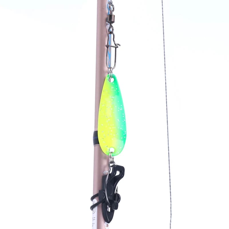 10 sets porte-leurres clips pour canne à pêche support hameçons et cuillers accessoires pêche