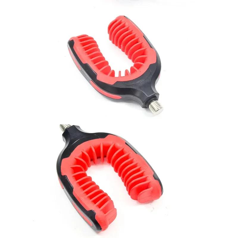 Support de canne à pêche anti-dérapant avec filetage pour tête de porte-canne, grippe et maintien sécurisé