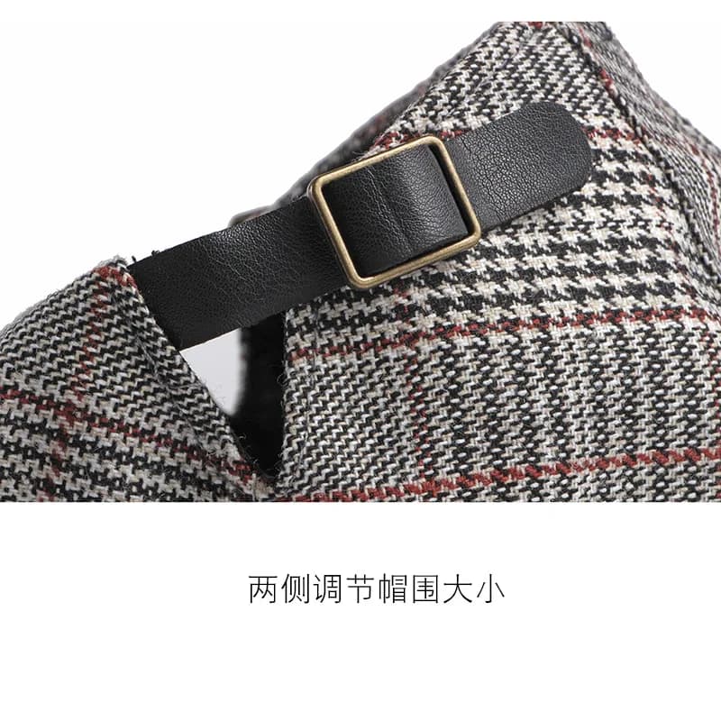 Casquette newsboy vintage pêche chasse homme - Style ivy cotton ajustable activités outdoor Gatsby