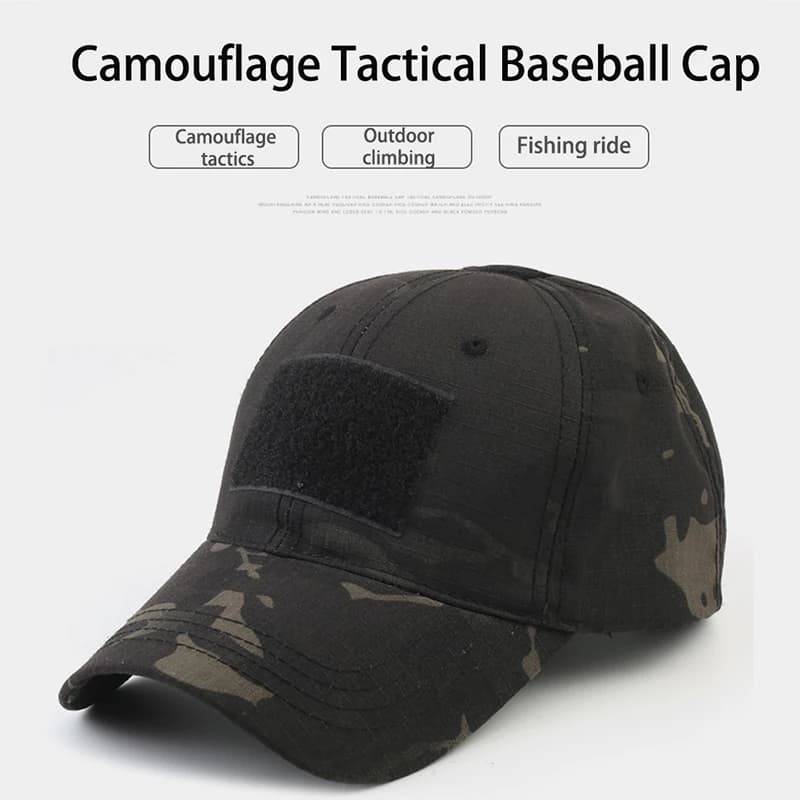 Casquette camouflage ajustable pêche chasse vélo respirable unisexe protection soleil outdoor