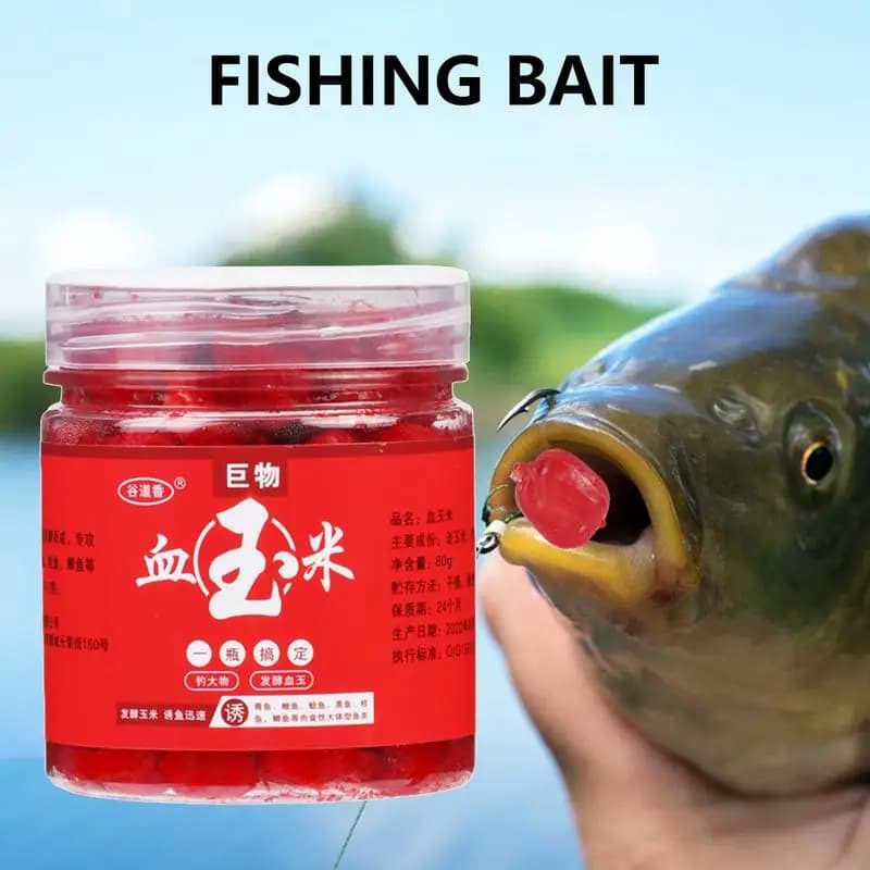 Attractant sang concentré 80g pour pêche carpe perche silure - appât additif rouge fish attractant