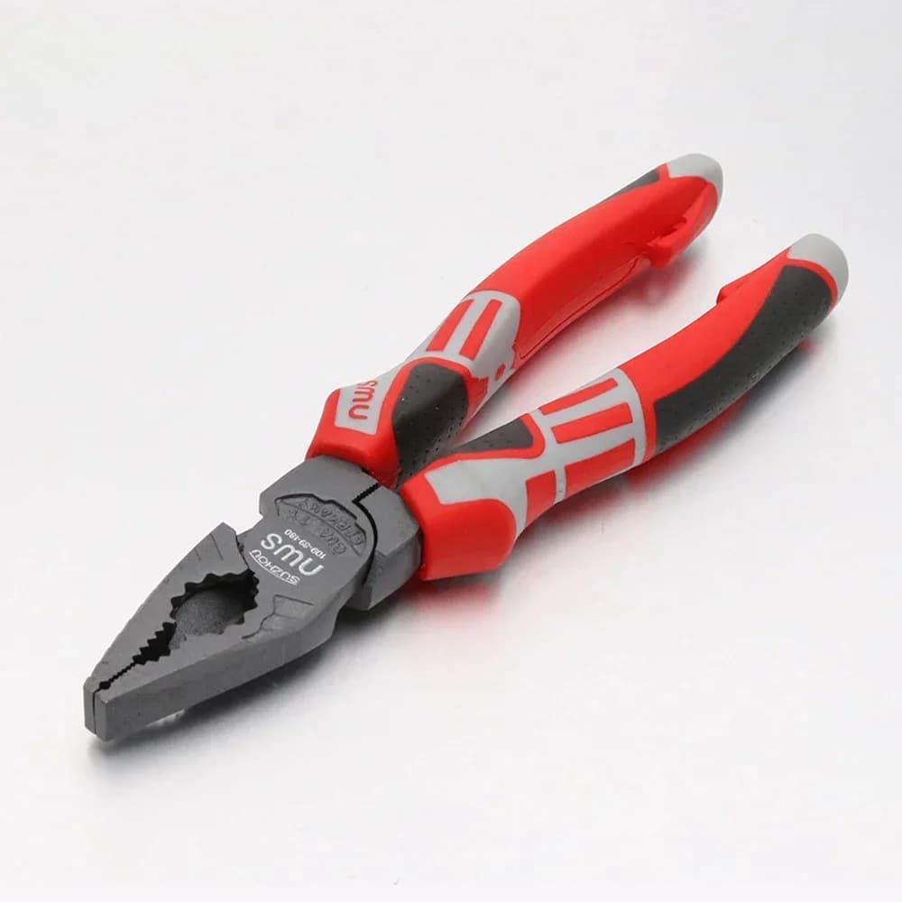 Pince universelle bec effilé pour coupe et sertissage de fils - outil diagonal électricien professionnel