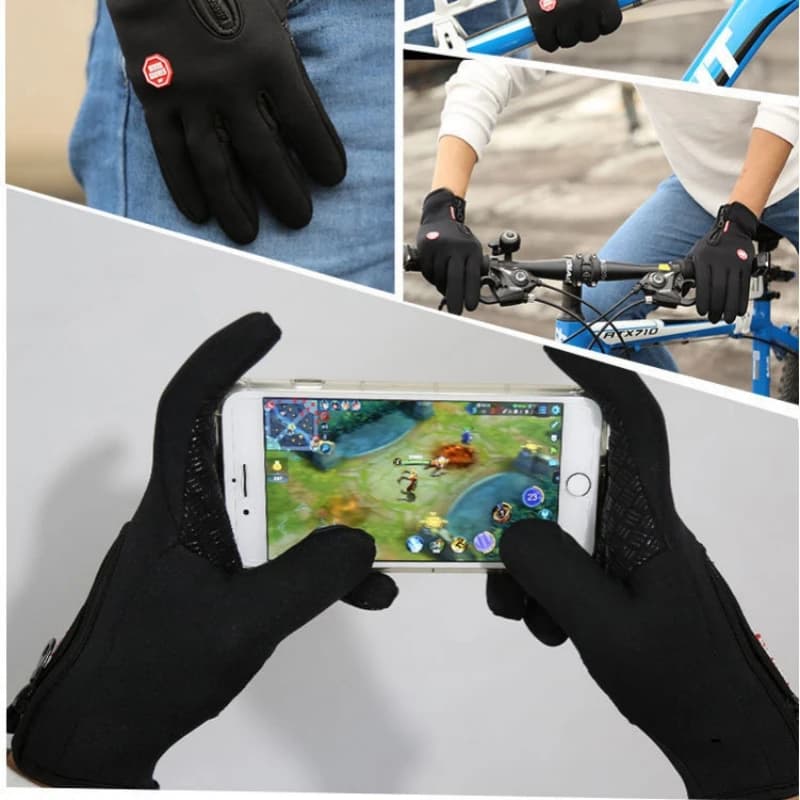 Gants polaire chauds antidérapants tactiles pour sports outdoor randonnée et équitation montagne