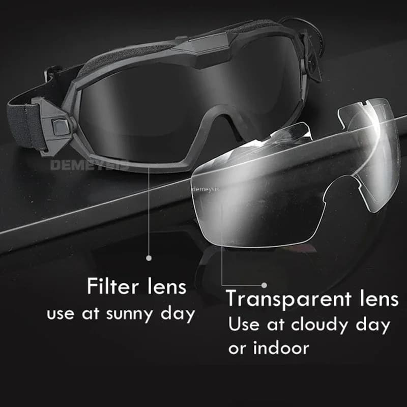 Lunettes de pêche avec ventilateur intégré pour pêche par forte chaleur et humidité
