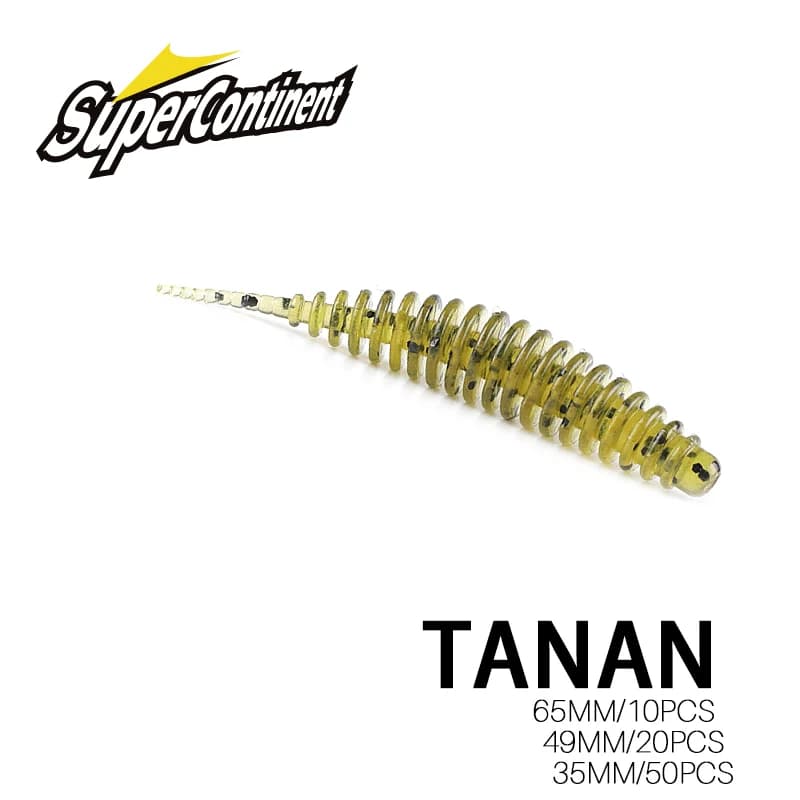 Leurre souple TANAN 49mm/65mm pour pêche à la carpe et au black bass 2024