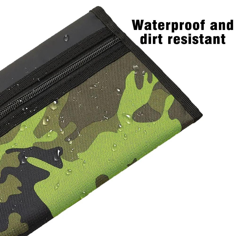 Sac de rangement leurres souples PVC compartimenté étanche pour pêche accessoires