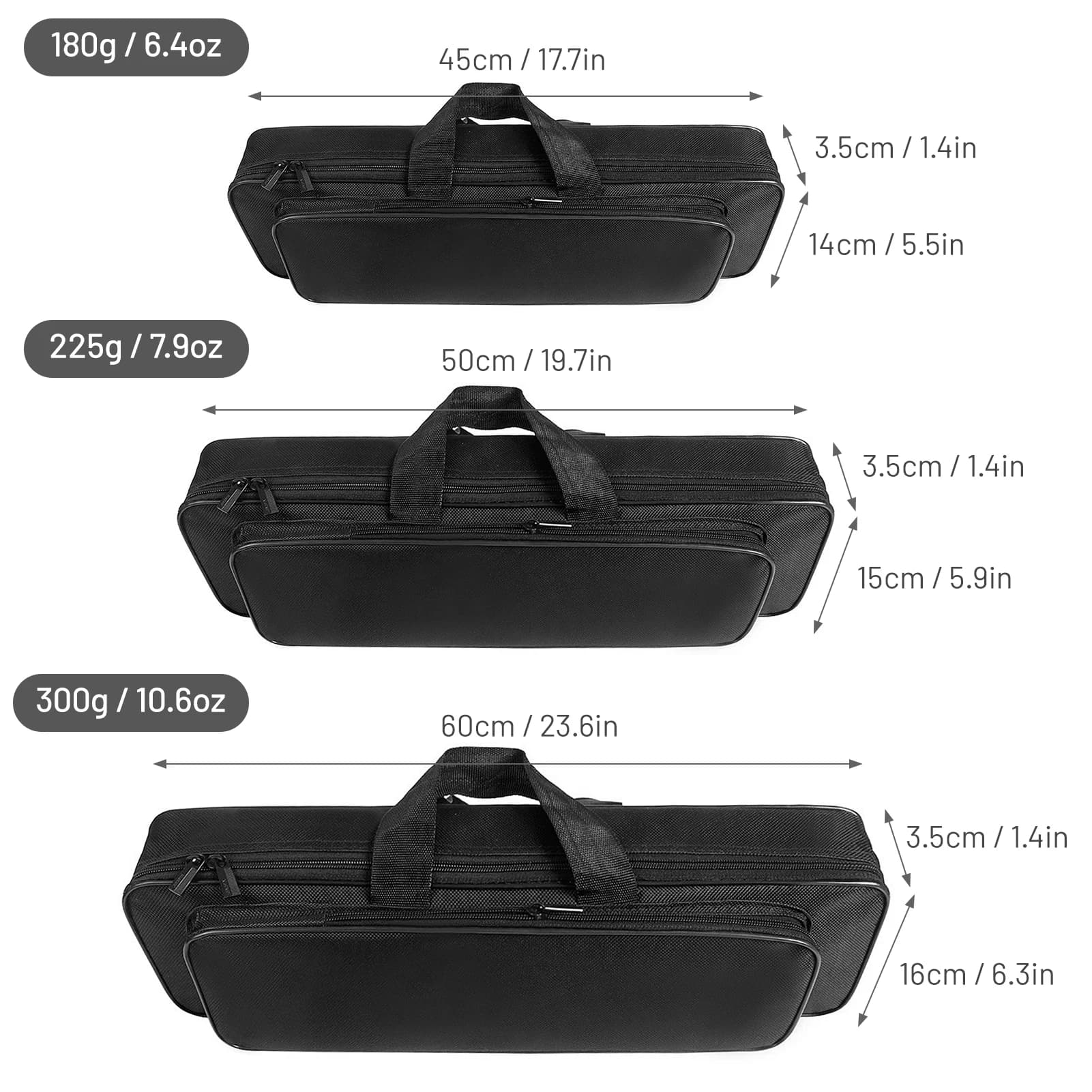 Étui canne pêche 45-50cm Oxford 600D imperméable - Protection roue moulinet - Rangement matériel étanche