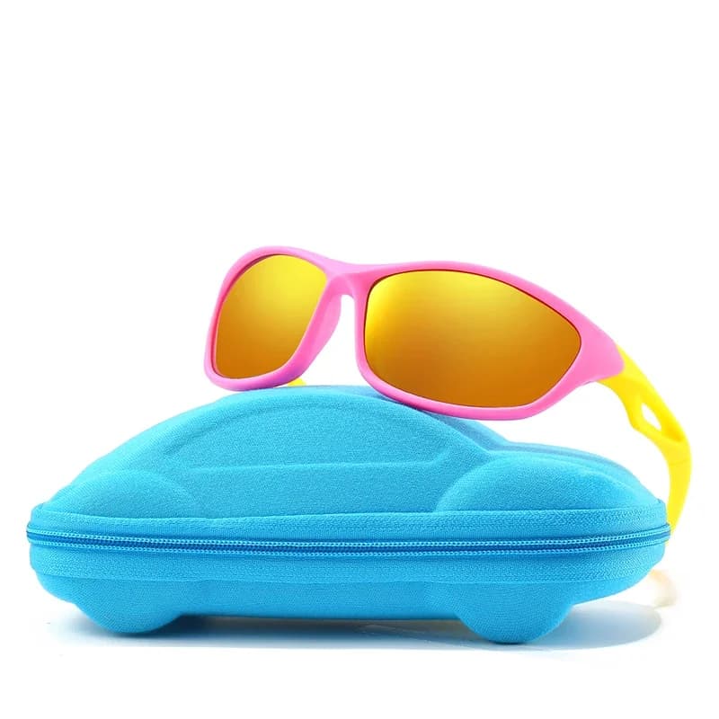 Lunettes de soleil polarisées enfants sport outdoor escalade vélo ski pêche conduite UV400