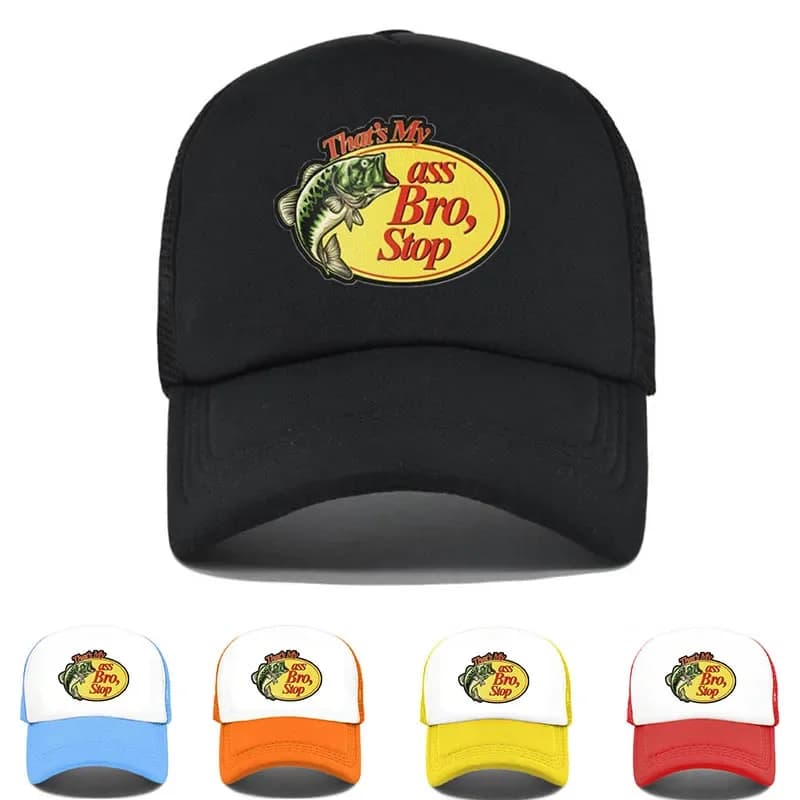Casquette snapback pêche humour - That's my ass bro trucker hat pêche chasse streetwear