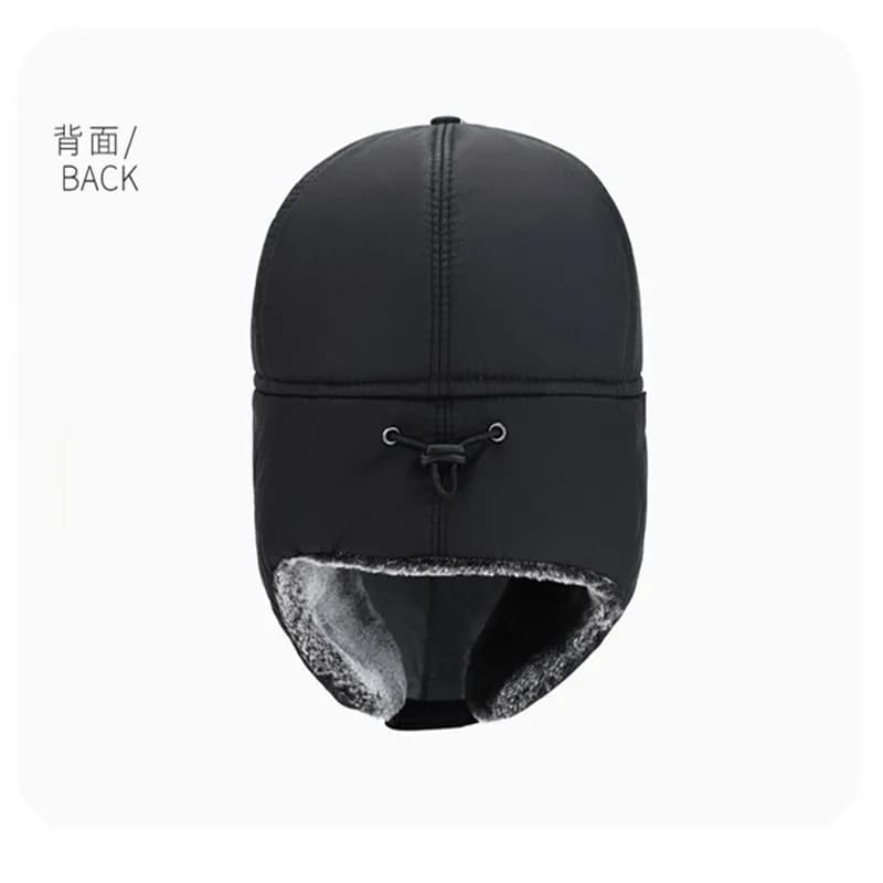 Bonnet pêche chauffant homme femme fourrure artificielle épais pour hiver 2024 - Ski et extérieur
