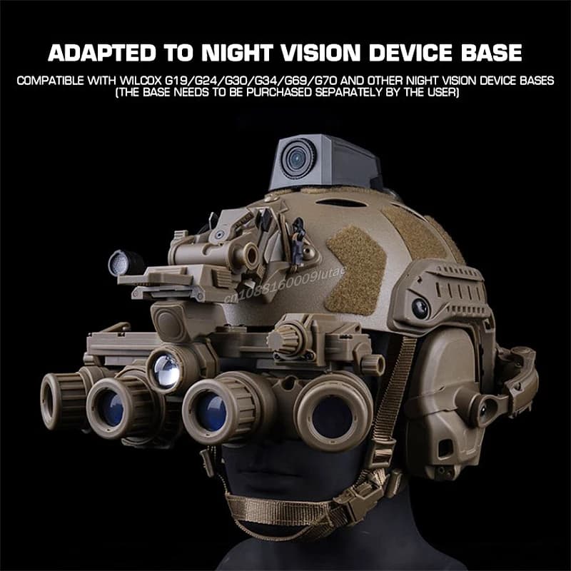 Casque tactique GPNVG 18 vision nocturne factice - Accessoire décoration pêche et airsoft