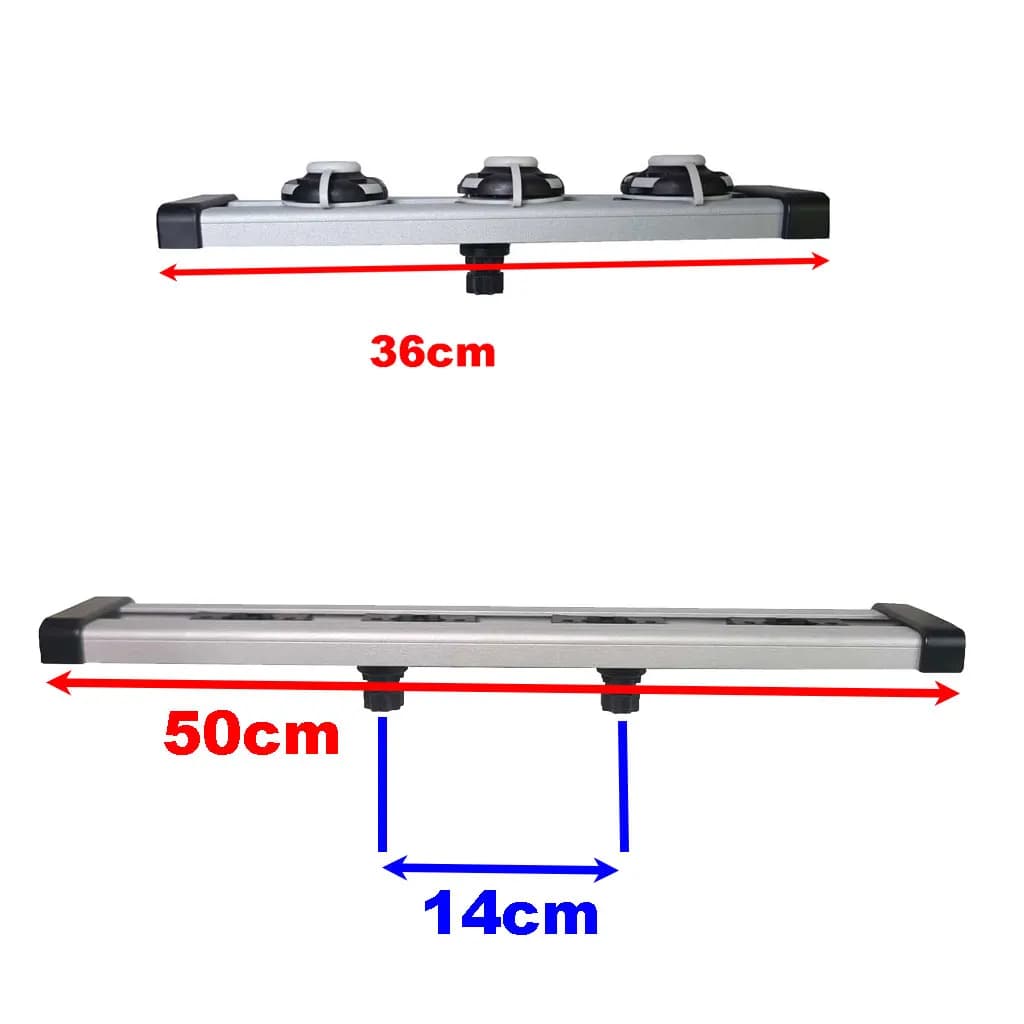 Rail de fixation universel pour kayak bateau gonflable canoë - Support DIY pour accessoires de pêche et rame