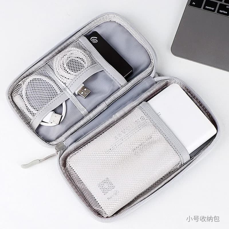 Organisateur de câbles portable étanche, étui Oxford pour power bank, câbles numériques et écouteurs - rangement pratique