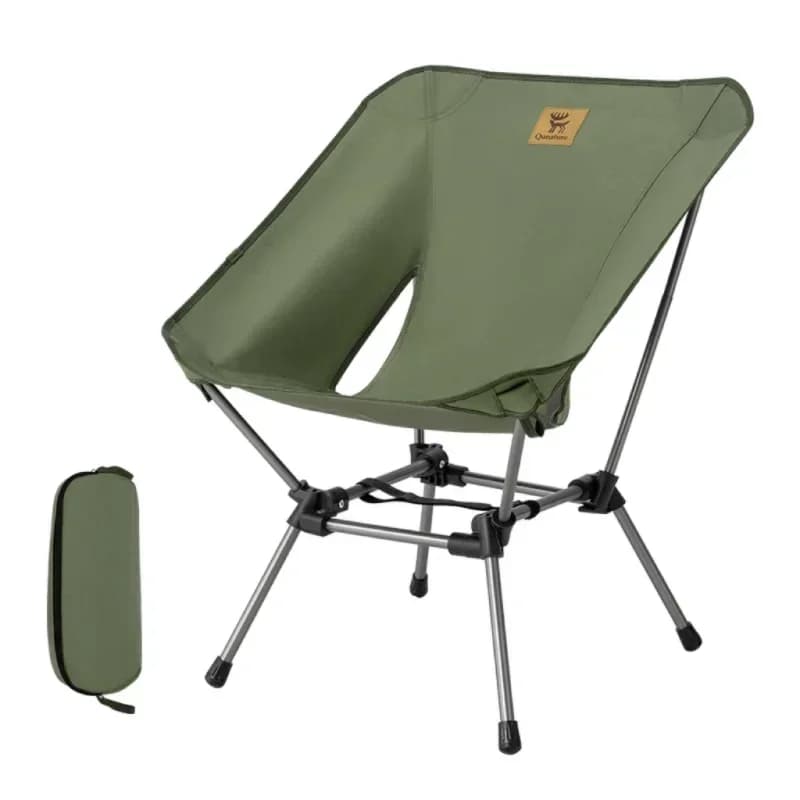 Chaise camping pliable Qunature légère et résistante pour pêche, randonnée et pique-nique en extérieur