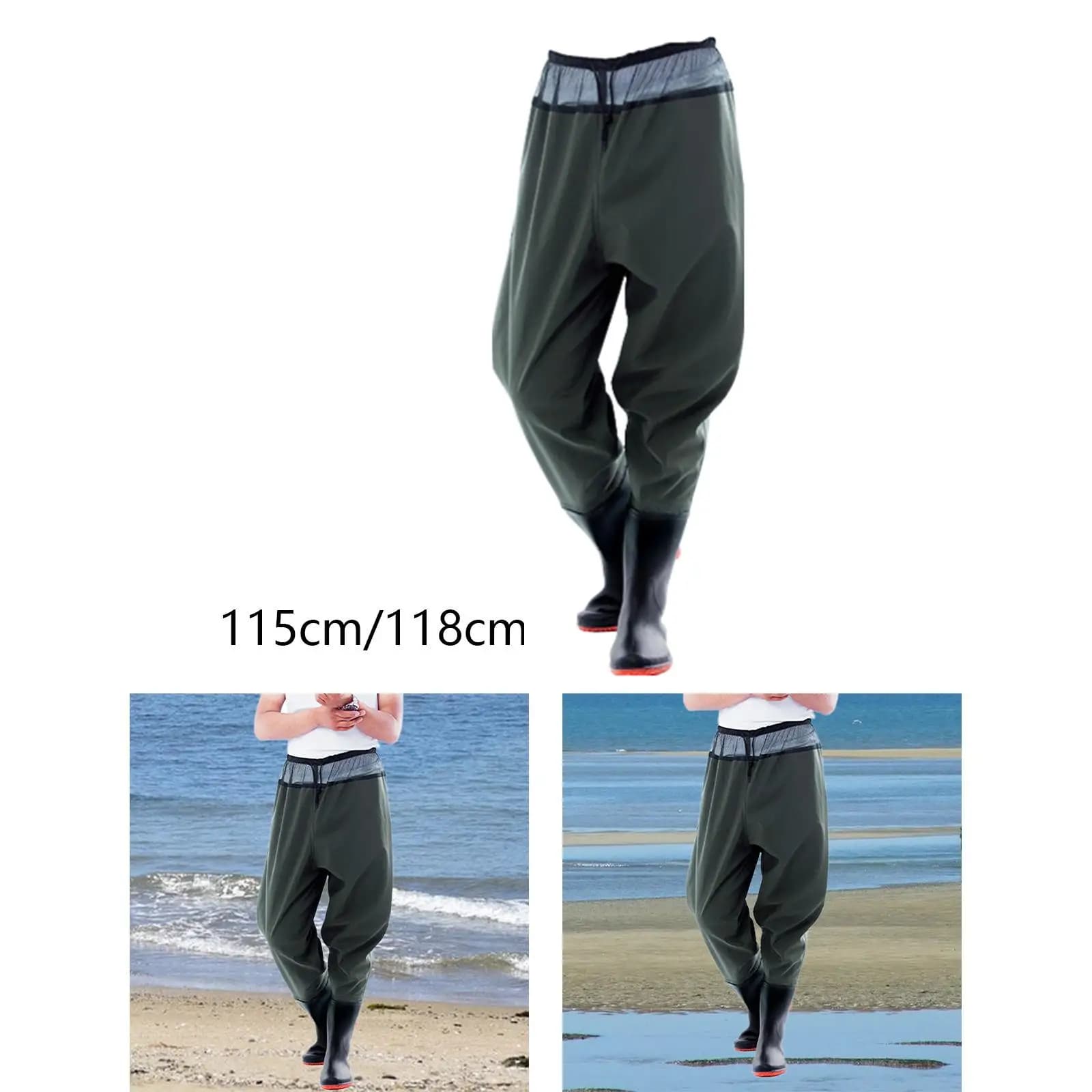 Waders PVC anti-dérapants imperméables taille - Pour pêche jardinage escalade activités aquatiques