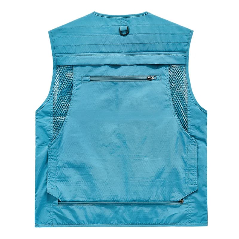 Gilet camouflage homme grande taille 130kg 7XL - Veste sans manches multi-poches pour pêche et camping