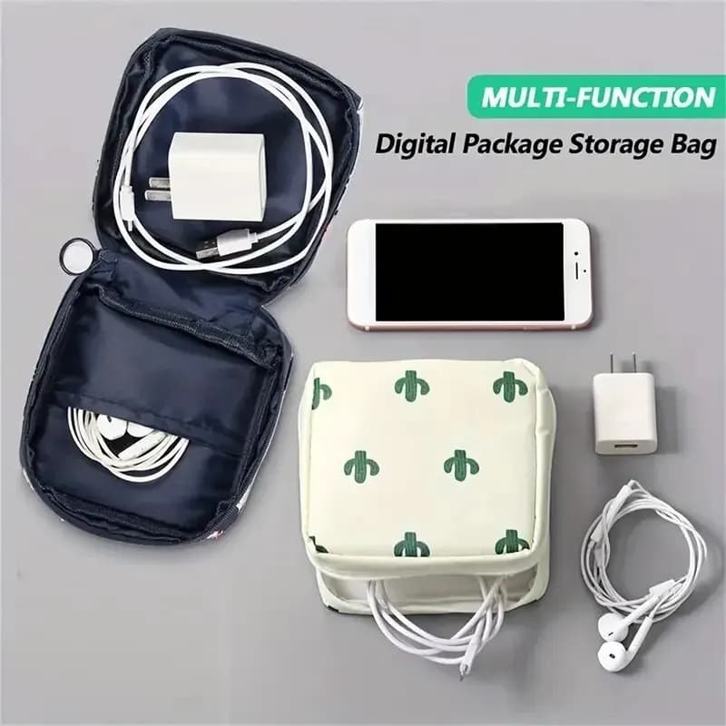 Pochette étanche pour serviettes hygiéniques - Organisateur portable motifs cartoon pour protections féminines