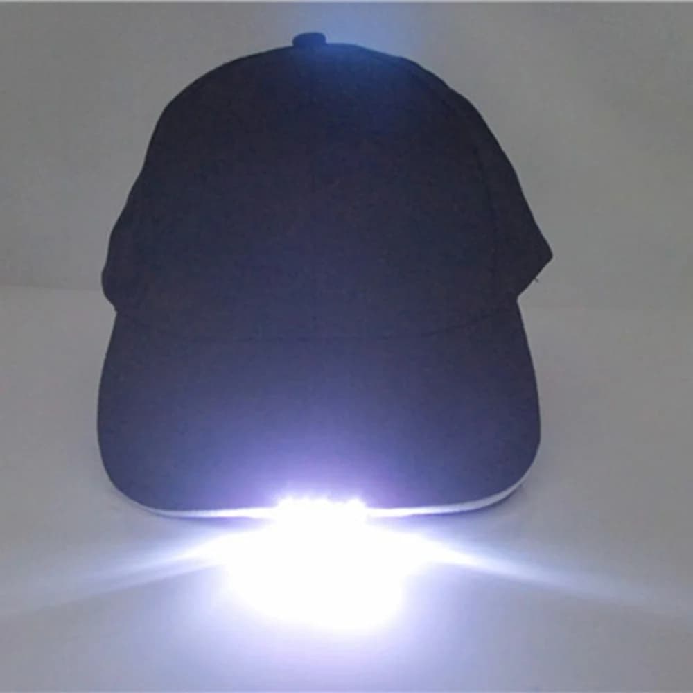 Casquette LED pêche nocturne - 5 lumières puissantes pour chasse et lecture en extérieur