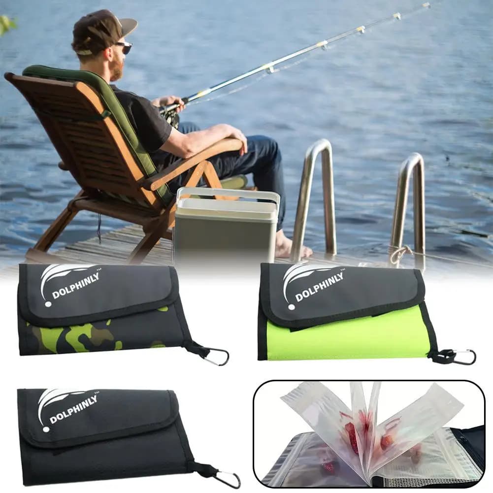 Grand sac de pêche à capacité multiple - Organisation pour leurres souples et durs en tissu étanche