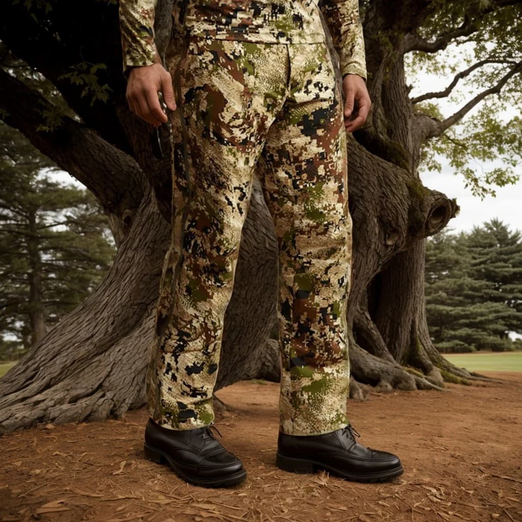 Pantalon camouflage pêche chasse imperméable coupe-vent point de rosée outdoor homme