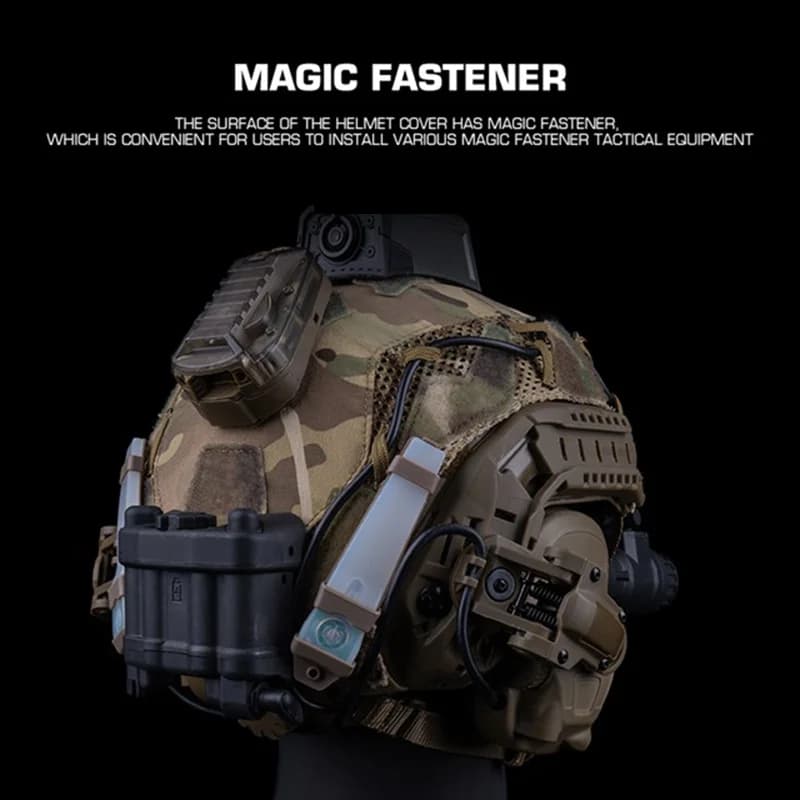 Housse casque FAST SF respirante universelle pêche airsoft chasse protection activités extérieures