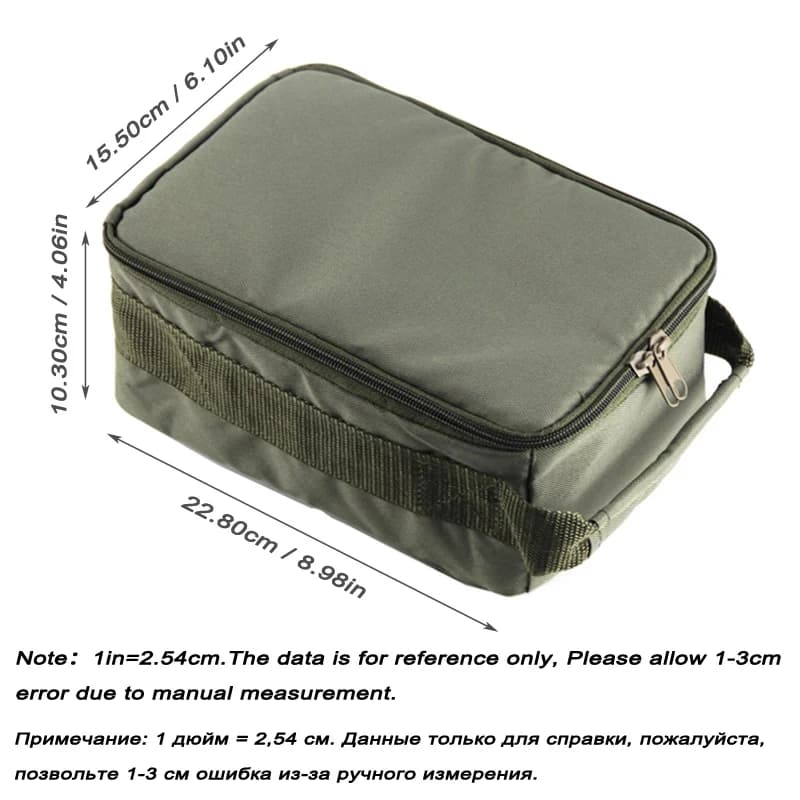 Sac de pêche Oxford grande capacité portable pour cannes, moulinets et leurres - Stockage équipement pêche