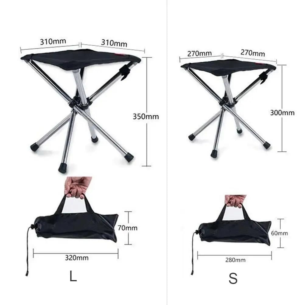 Chaise pliante compacte pour camping festivals pêche prévention catastrophes activités extérieures