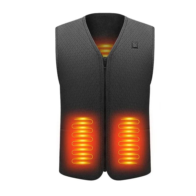 Veste chauffante personnalisable UZZDSS 2024 pour la pêche et activités extérieures