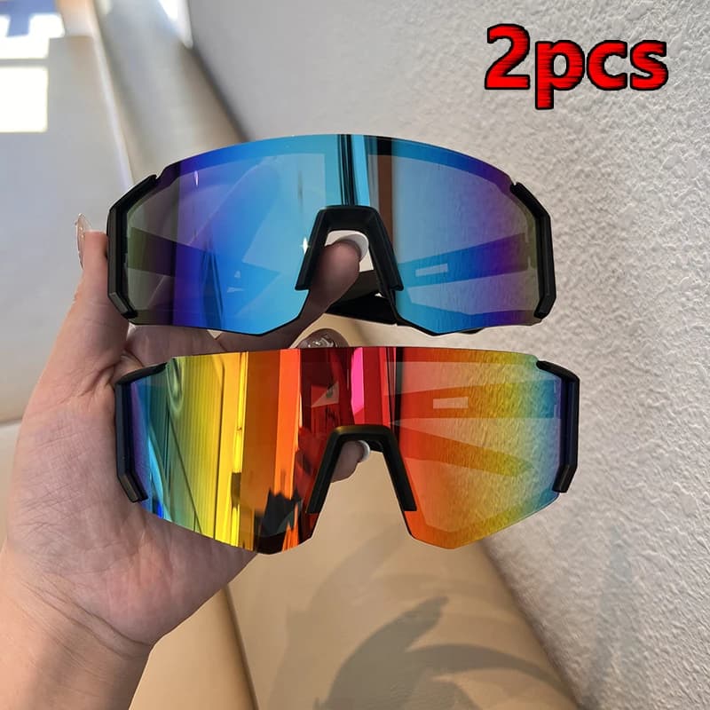 Lunettes de cyclisme une pièce 1/2pcs femmes - Protection UV400 anti-sable pêche sportive