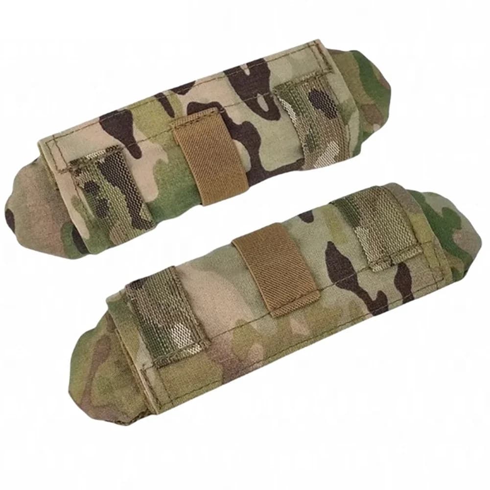 2 coussinets d'épaule respirants mesh pour gilet de pêche tactique et sac à dos