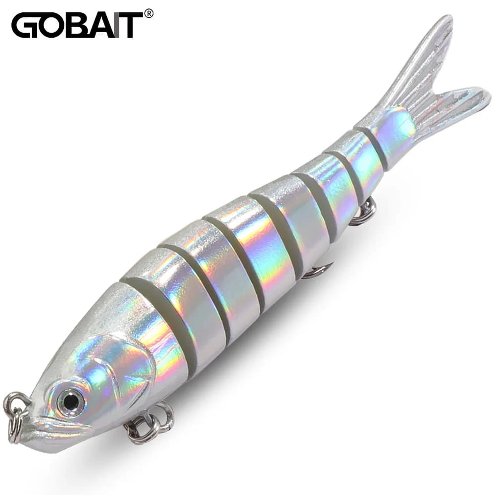 Swimbait multi-articulé 11g-27g à descente lente - Leurre nageur bionic fish pour bar et carpe
