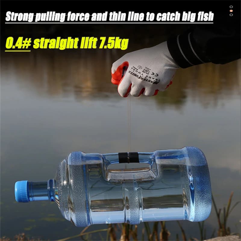 Ligne micro pêche ZUKIBO 0.05mm PE tressé 1000m multifilament Japonais pour carpe et mer