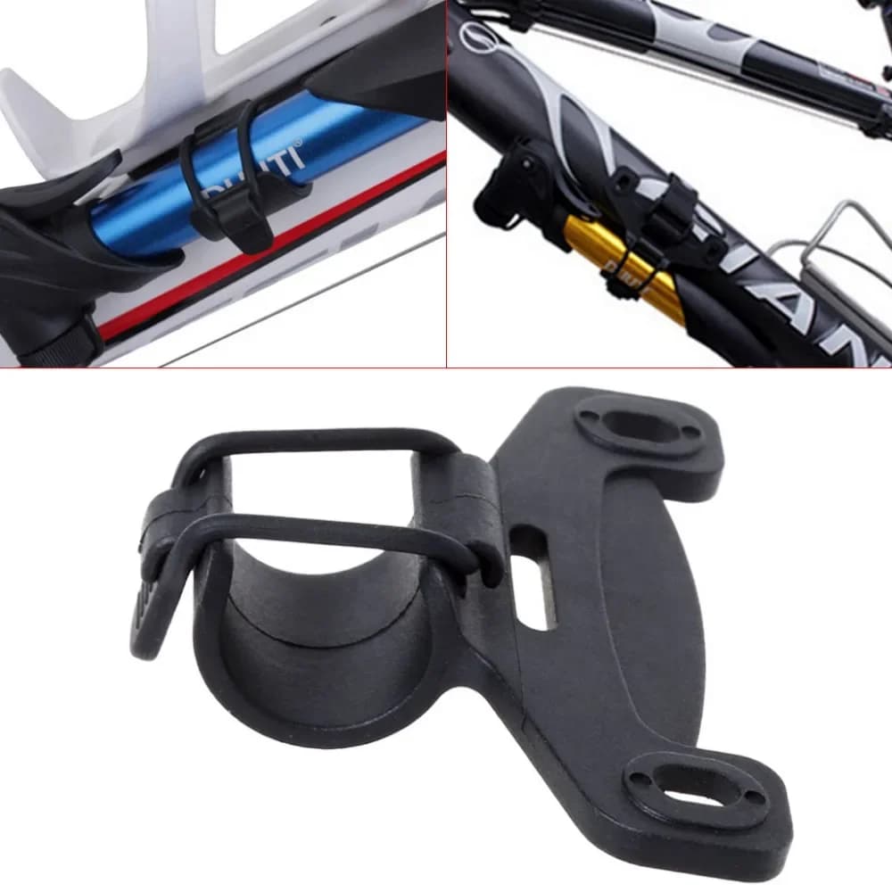 Support de fixation élastique pour pompe à vélo portable, accessoire de montage sur cadre VTT et route