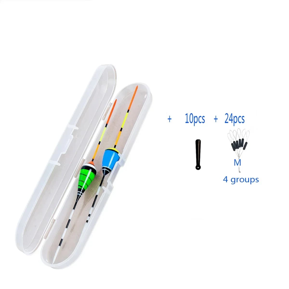 2 flotteurs pêche superfins freshwater - Bobbers accessoire pour pêche crevette et mérou glace fishing