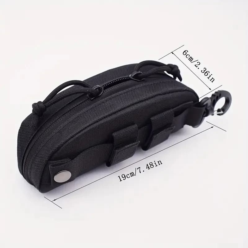 Étui tactique MOLLE pour lunettes de pêche - Nylon 1000D anti-choc étanche outdoor