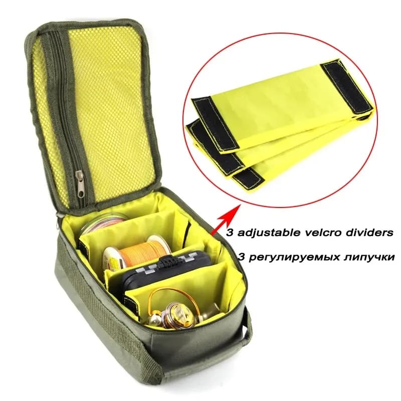 Sac de pêche Oxford grande capacité - Étui portable pour moulinets et leurres de pêche extérieure