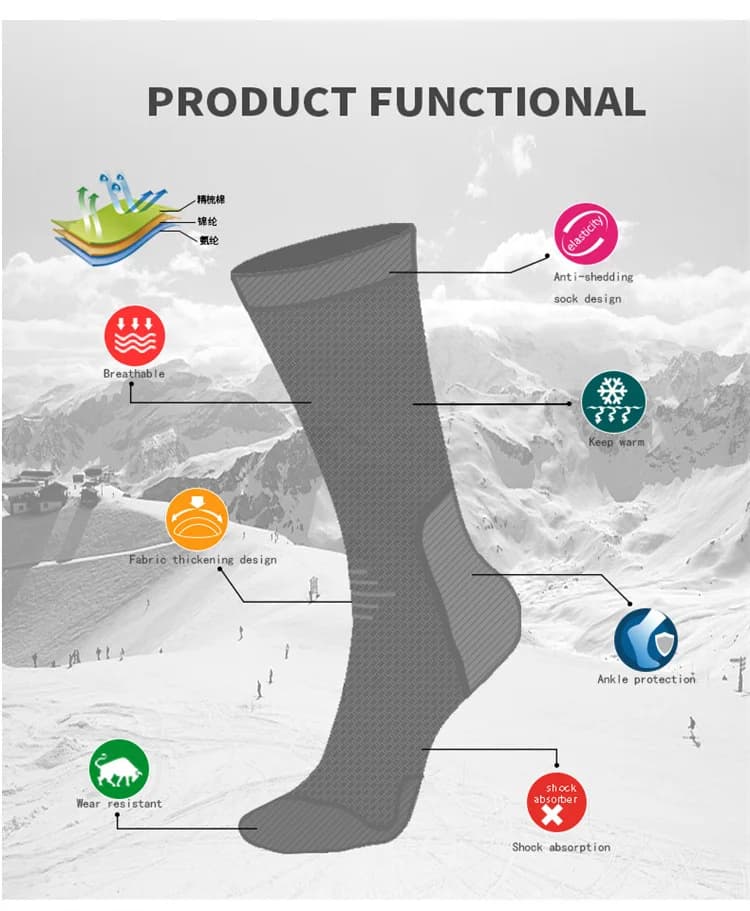 Chaussettes randonnée respirantes homme femme été automne trekking pêche sans couture