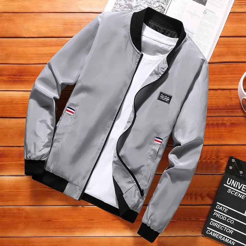 Veste légère homme pêche printemps automne coupe-vent poches zip décontractée pêche sportive