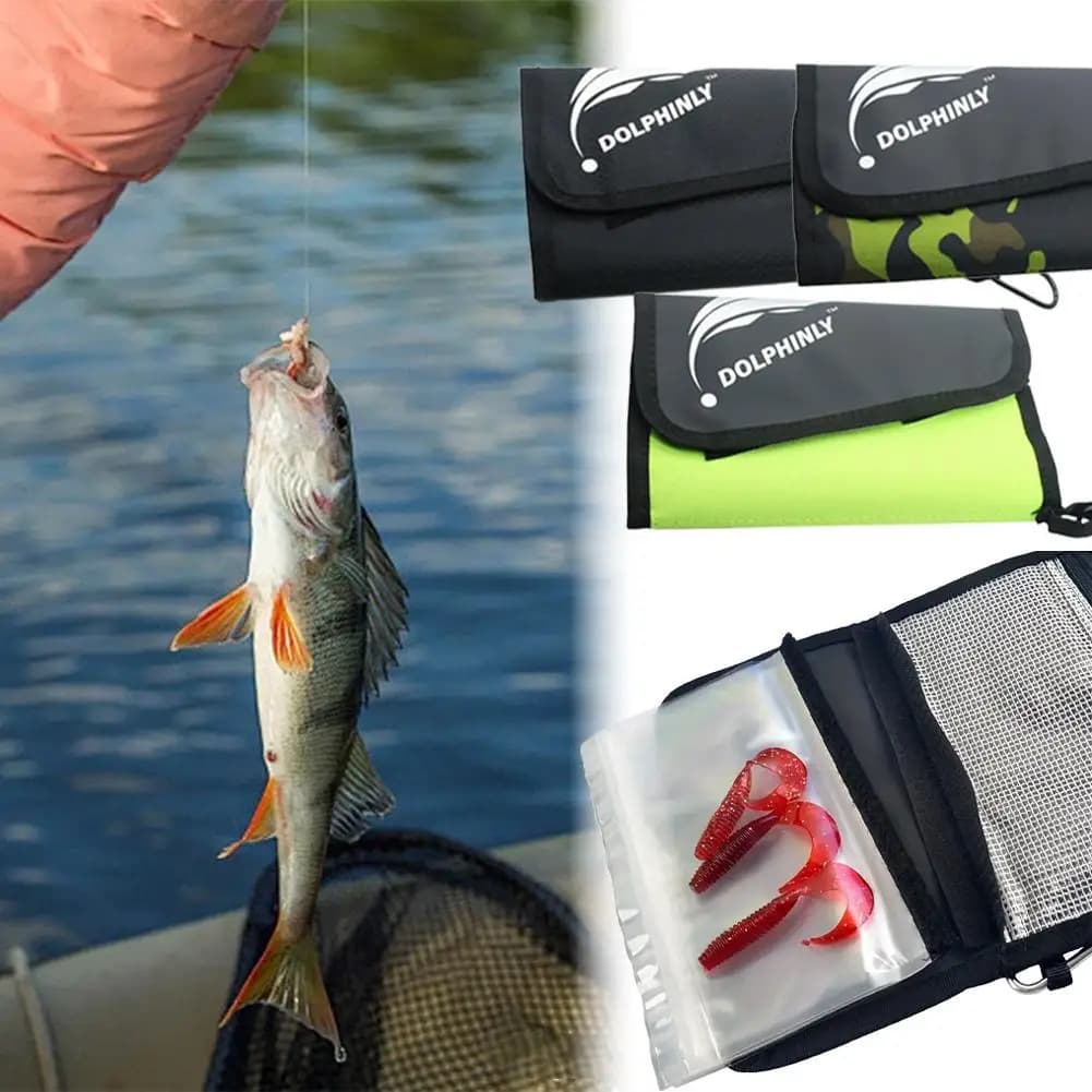 Grand sac de pêche à capacité multiple - Organisation pour leurres souples et durs en tissu étanche