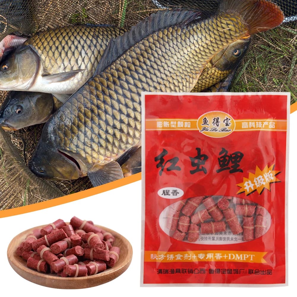 Appât Carpe Bouillettes Granulés Insectes Formule Attracteur Pêche Amorçage Hameçons