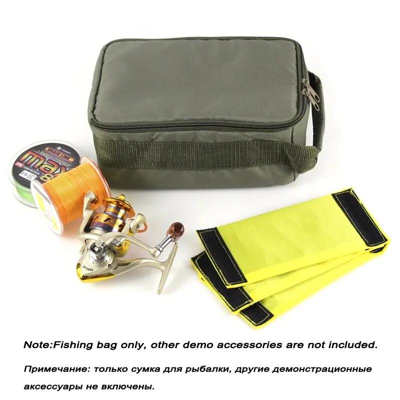 Sac de pêche Oxford grande capacité - Étui portable pour moulinets et leurres de pêche extérieure