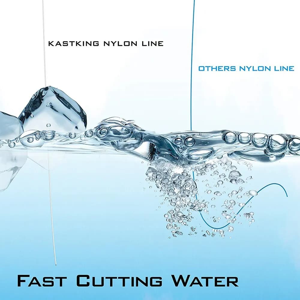 Ligne de Pêche Nylon Monofilament Super Résistante 20-200LB pour la Pêche en Bateau - KastKing