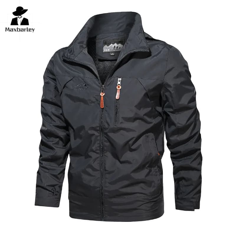 Veste homme extérieur coupe-vent imperméable tactique militaire pêche camping 5XL grande taille