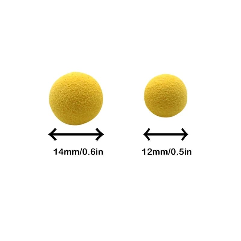 Bouillettes flottantes 15 pièces 12mm/14mm - Pour pêche carpe rig chod zig method feeder - Accessoires
