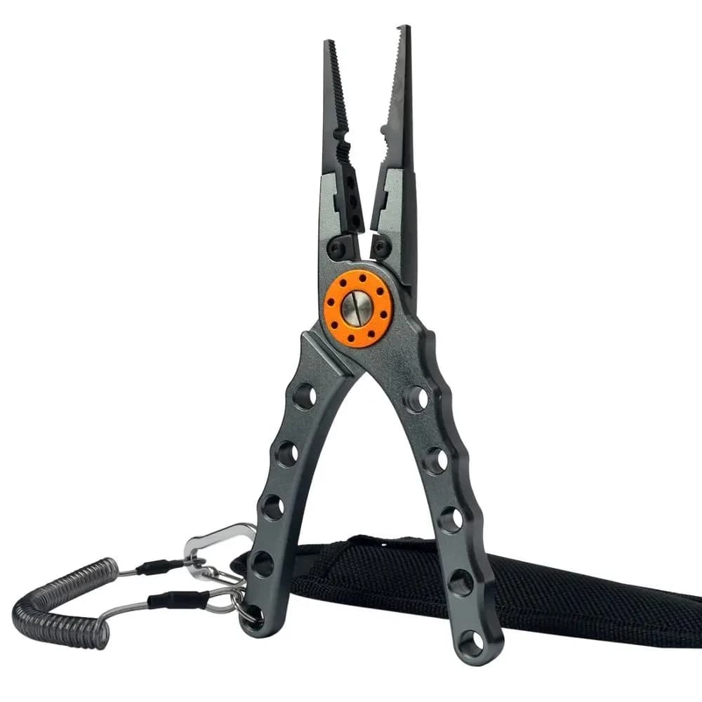 Pince multifonction aluminium coupe-ligne dégorgeoir - Ciseaux pêche 20cm 150g