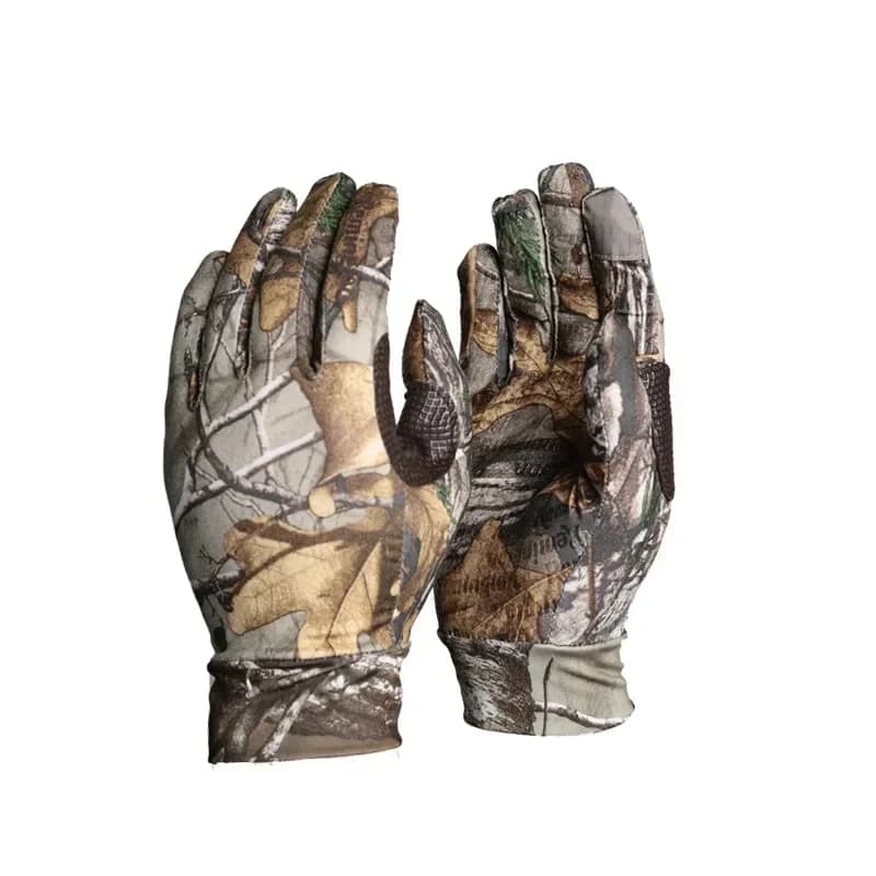 Gants de pêche bioniques doigts complets écran tactile chasse pêche camouflage sports outdoor